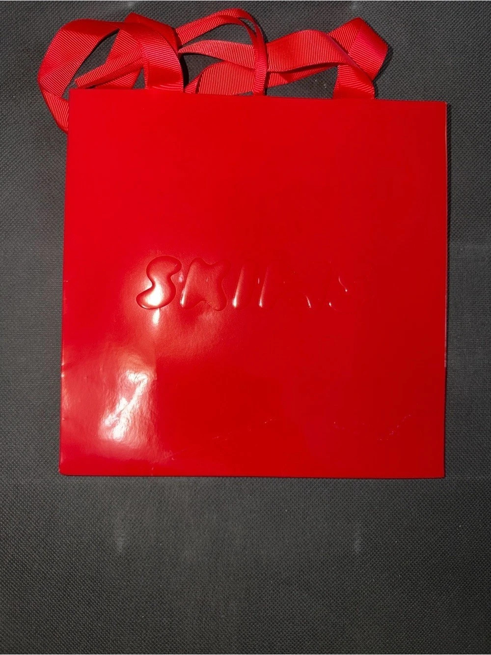 SKIMS Red Gift Bags 1 large, 1 Small